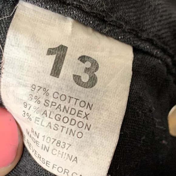 Monarda | Biker Detail | Jeans | Size 13 - Picture 9 of 10